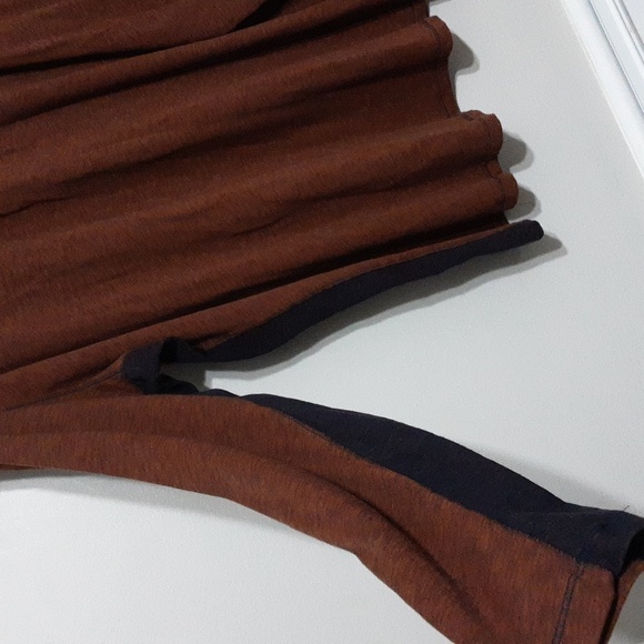 RowM pullover top men 3XB base layer brown outdoor performance casual y2k retro - Picture 4 of 8